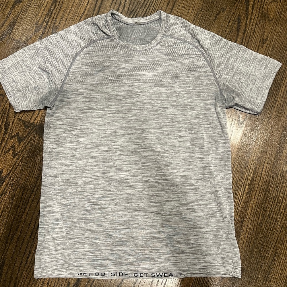 Lululemon Gray Men's Athletic Shirt